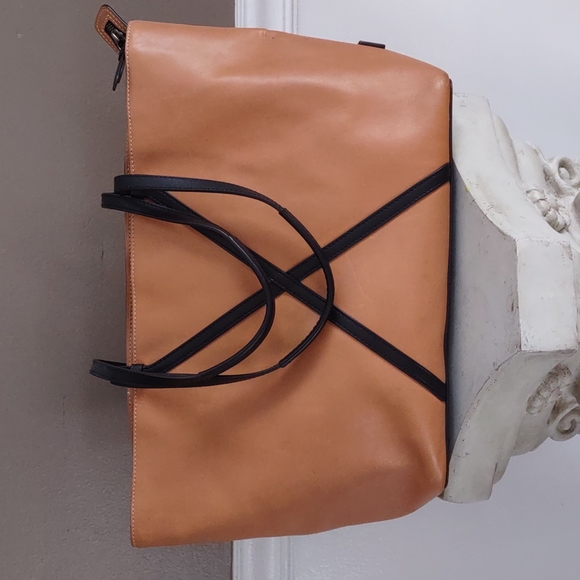 Tumi Handbags - Tumi Santa Monica Sycamore leather tote